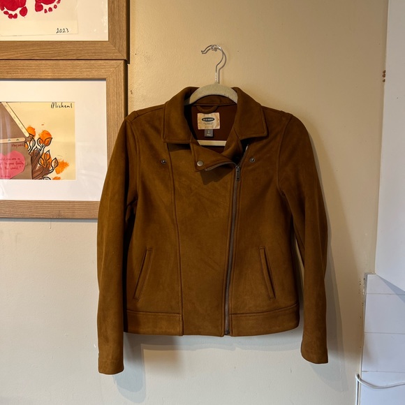 Old navy size small brown polyester jacket… - Picture 2 of 8